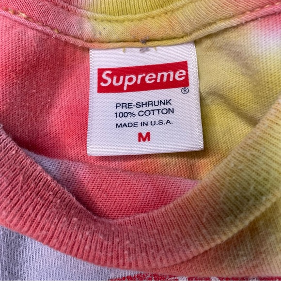 Supreme Loved by the Children Tie Dye Mens Medium Size T-Shirt - Picture 4 of 5